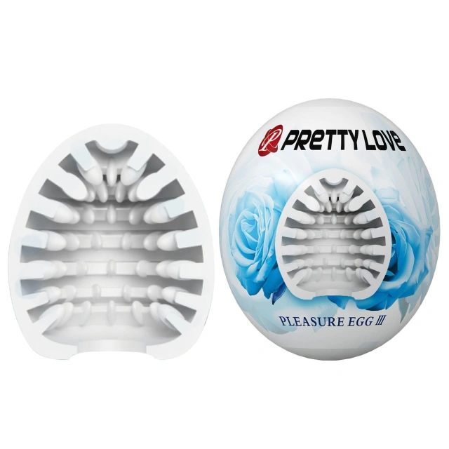 Masturbator TPR / ABS Pleasure Egg III Pretty Love | 100% ORYGINAŁ| DYSKRETNA PRZESYŁKA